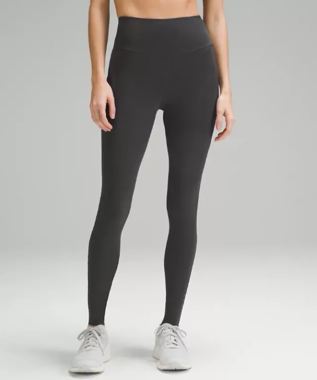 lululemon – Women's Fast and Free High-Rise Tight Leggings 5 Pocket – 28" – Color Grey – Size 0