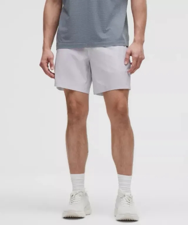 lululemon – Men's Pace Breaker Linerless Shorts – 7" – Color White – Size 3XL