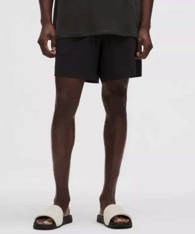 lululemon – Men's Balancer Woven Relaxed-Fit Shorts – 7" – Color Black – Size L