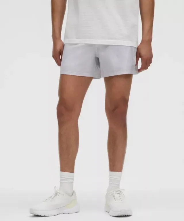 lululemon – Men's Pace Breaker Linerless Shorts – 5" – Color White – Size L