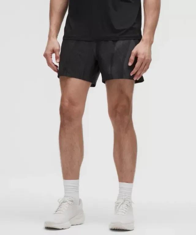 lululemon – Men's Pace Breaker Linerless Shorts – 5" – Color Black – Size L