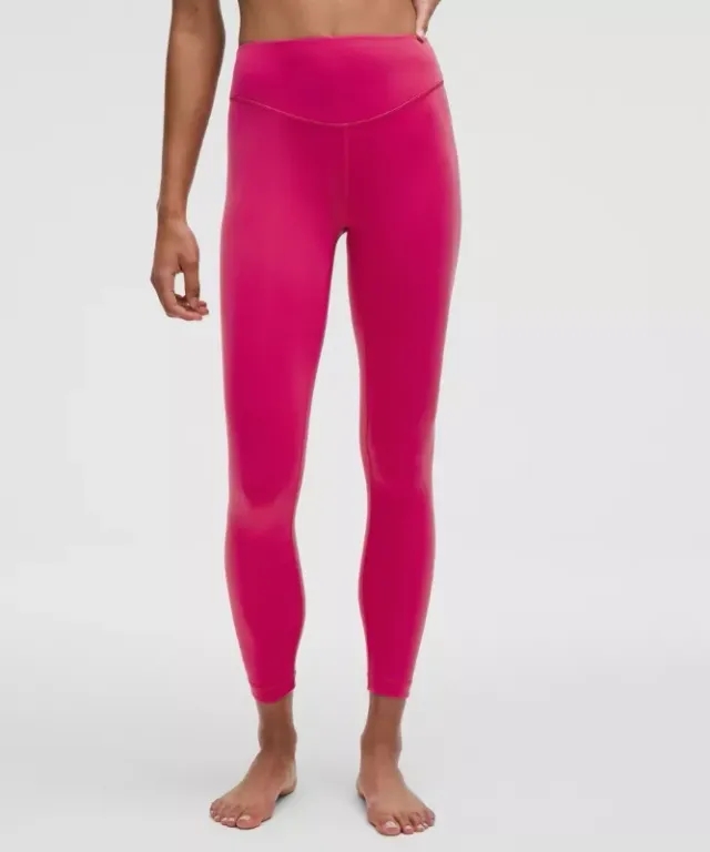 lululemon – Women's Wunder Under High-Rise Tight Leggings – 25" – Color Pink – Size 0