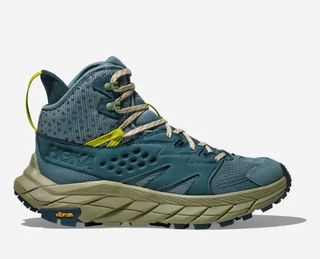 Hoka Men's Anacapa Breeze Mid Hiking Shoes In Mountain Fog/Sea Moss