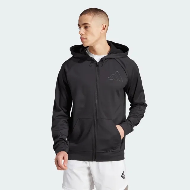 adidas Game and Go Small Logo Training Full-Zip Hoodie