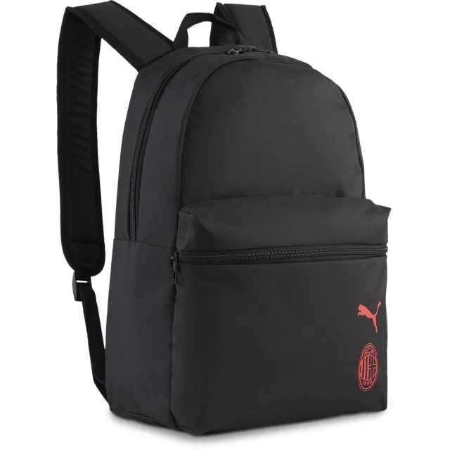 PUMA AC Milan Essentials Backpack (22L), Black/For All Time Red