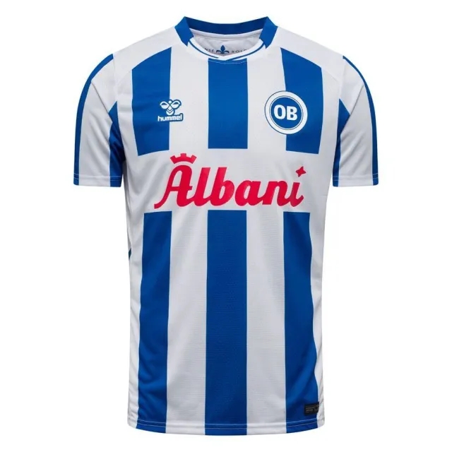 Odense Boldklub Home Shirt 2025/26 - ['Blue', 'White']