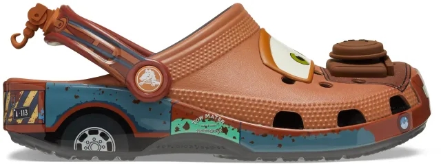 Crocs | Unisex | Classic Disney and Pixar Cars Mater | Clogs | Slate Grey | W4/M3