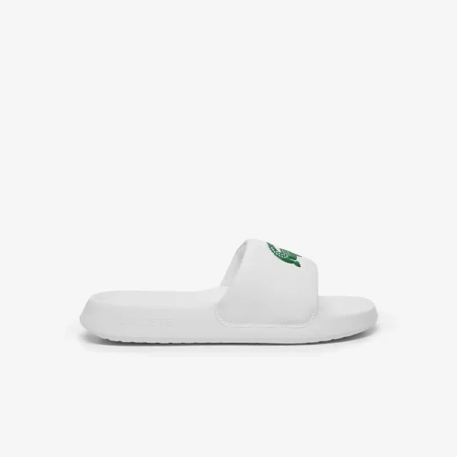 Lacoste Men's Serve Slide 1.0 - White & Green