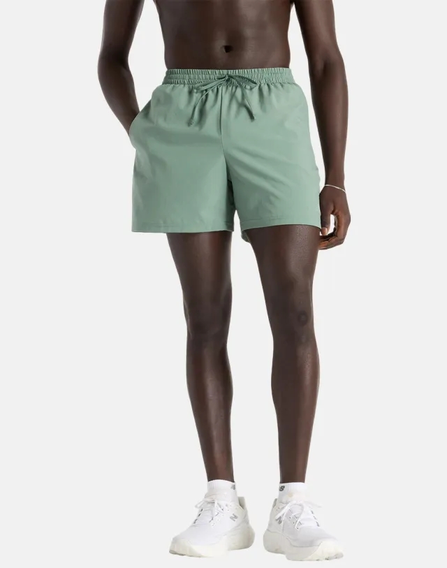 New Balance Men's Sport Essential Short 5 in Green Polywoven