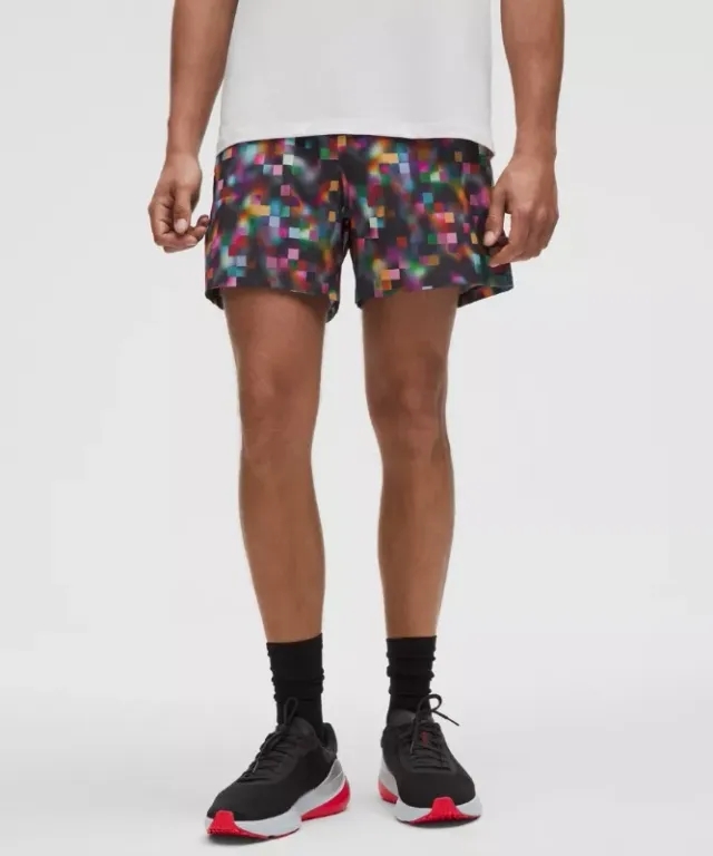 lululemon – Men's Pace Breaker Linerless Shorts Pride – 5" – Color Blue – Size L