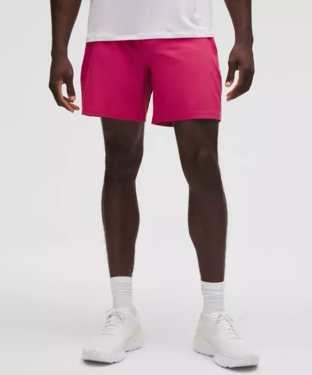 lululemon – Men's Pace Breaker Linerless Shorts – 7" – Color Pink – Size 3XL