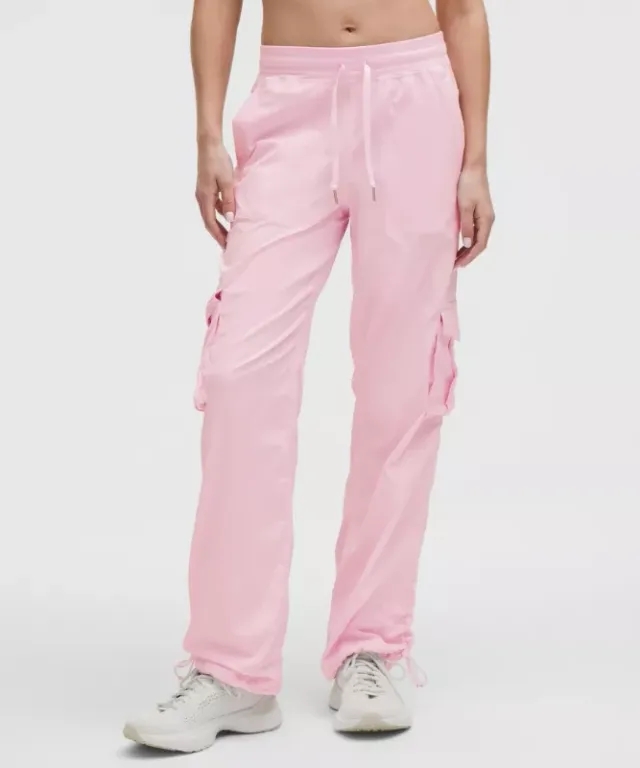 lululemon – Women's Dance Studio Relaxed-Fit Mid-Rise Cargo Pants – Color Pink – Size L