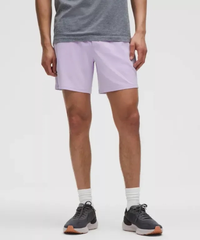 lululemon – Men's Pace Breaker Linerless Shorts – 7" – Color Purple – Size 3XL