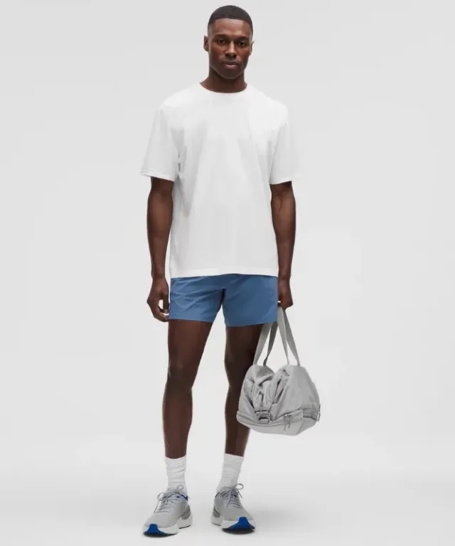 lululemon – Men's Metal Vent Tech Relaxed-Fit Short-Sleeve Shirt – Color White – Size L