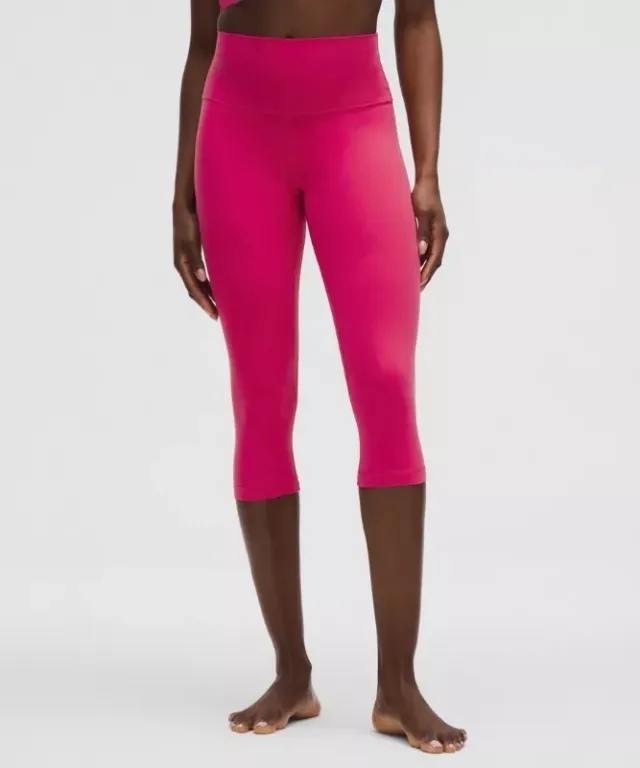 lululemon – Women's Align High-Rise Crop Leggings – 17" – Color Pink – Size 0