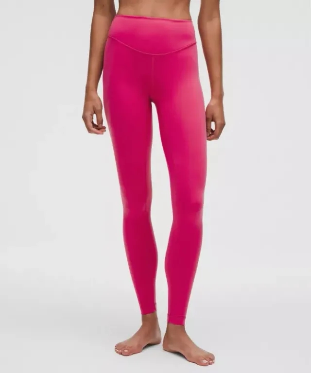 lululemon – Women's Wunder Under High-Rise Tight Leggings – 28" – Color Pink – Size 0