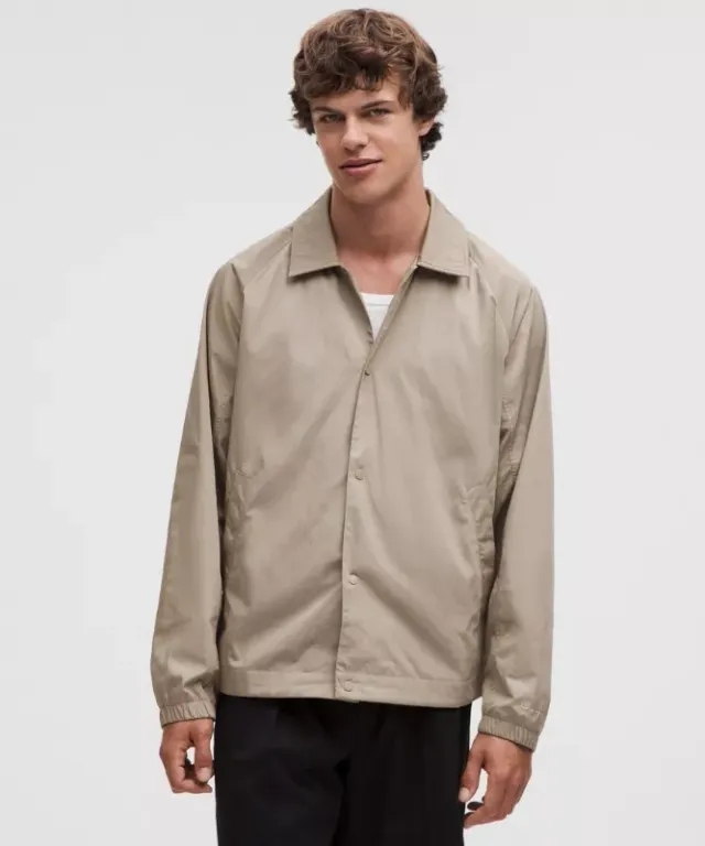 lululemon – Men's Coaches Jacket – Color Grey/Khaki – Size L