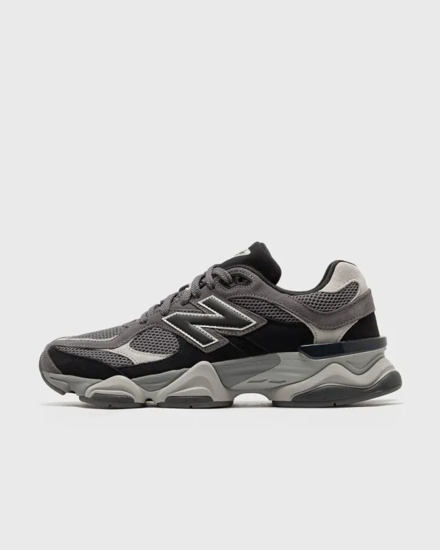 New Balance Unisex 9060 in Black/Grey Suede/Mesh