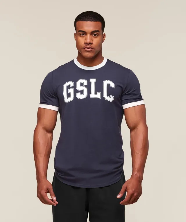 GSLC Ringer T-Shirt - Heavy Blue