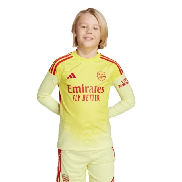 adidas Arsenal 25 26 Kids LS Home GK Shirt