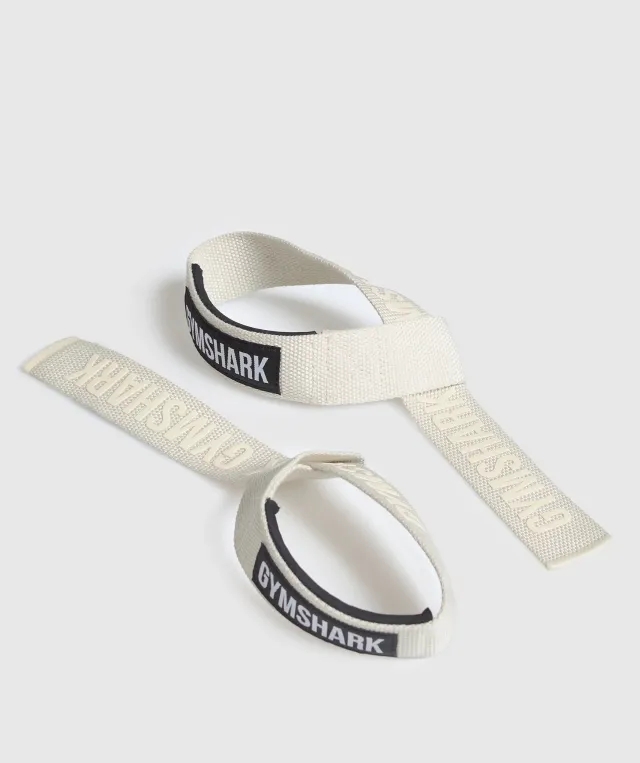  Silicone Lifting Straps - Oat White