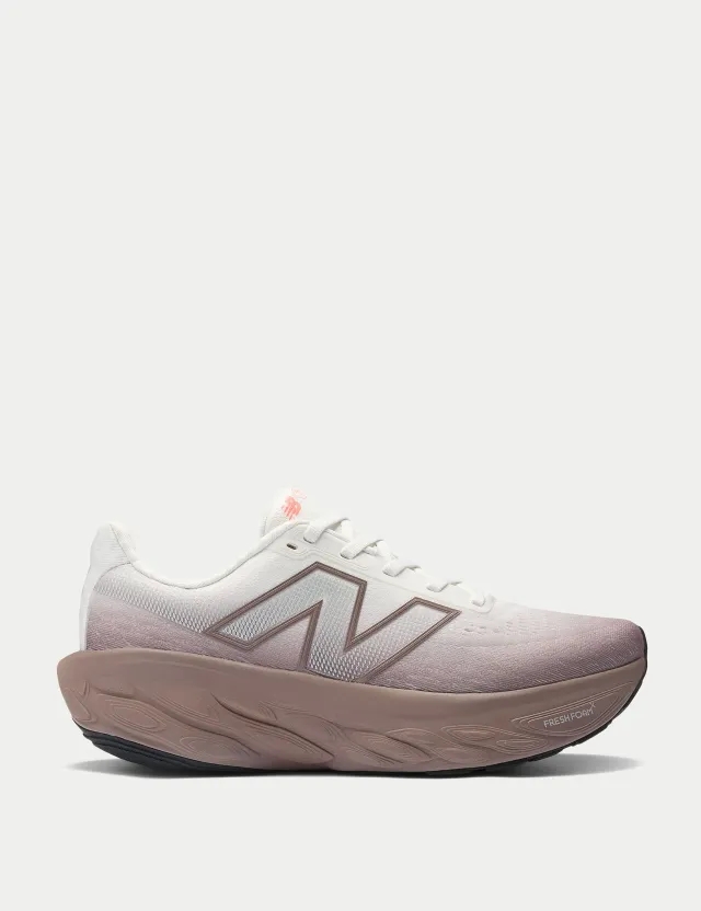 New Balance Women's Fresh Foam X 1080v14 in Brown/Grey/Red Synthetic