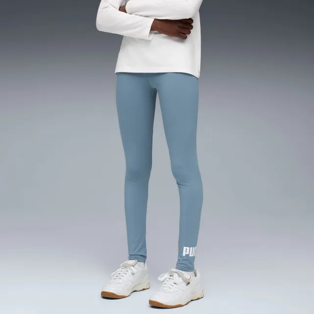 PUMA Ess No. 1 Logo Leggings Youth, Cool Blue, size 11-12 Youth