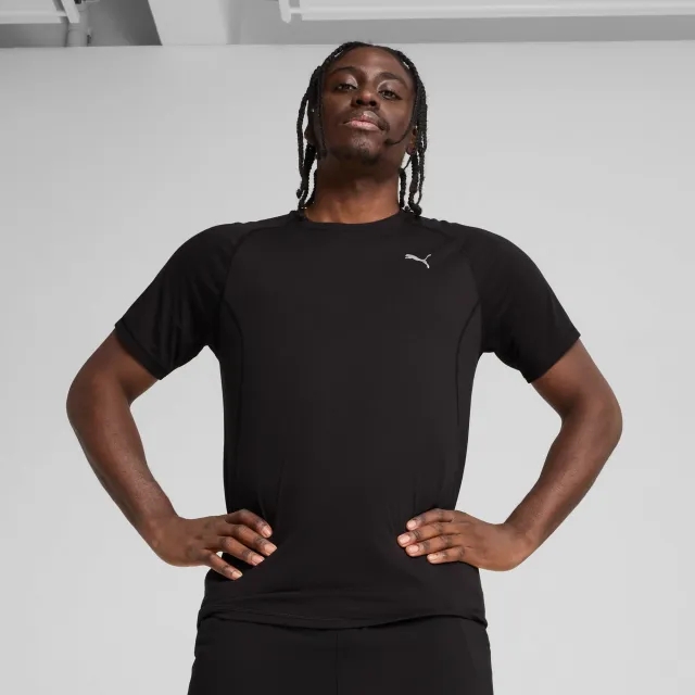 PUMA Velocity Tri-Blend Running T-Shirt Men, Black