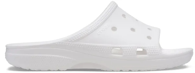 Crocs | Women | Classic Icon | Slides | White | 3