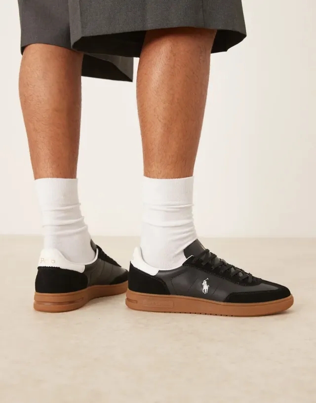 Polo Ralph Lauren Men's Bedford Low Top Leather Trainers