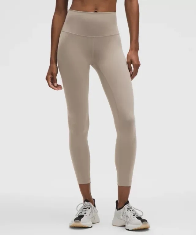lululemon – Women's Wunder Train High-Rise Tight Leggings – 25" – Color Grey/Khaki – Size 0
