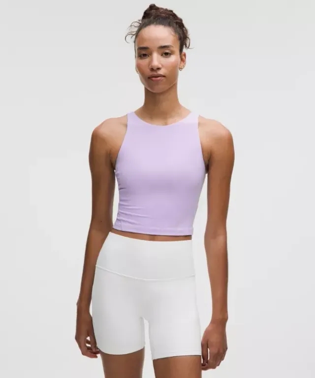 lululemon – Women's Align High-Neck Tank Top Light Support – Color Purple – Size 0