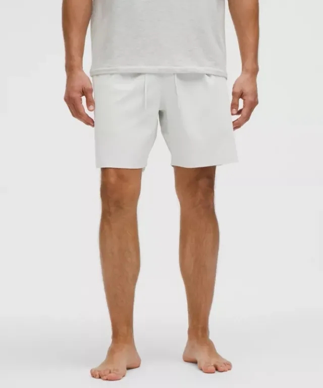 lululemon – Men's Balancer Woven Relaxed-Fit Shorts – 7" – Color White – Size L