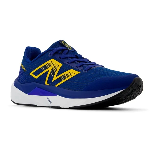 New Balance Kids' FuelCell Propel v5 in Blue/Orange/White Synthetic