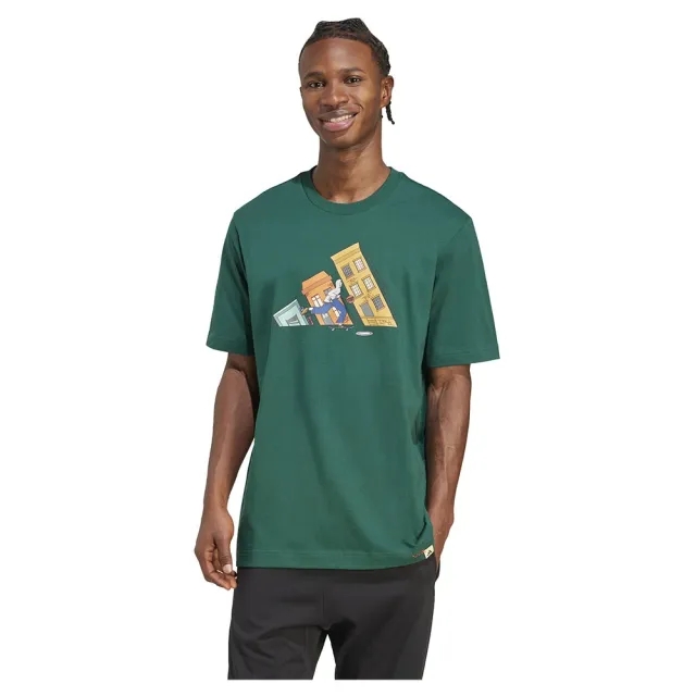 Adidas Doodle Hunt Skate Graphic Short Sleeve T-shirt