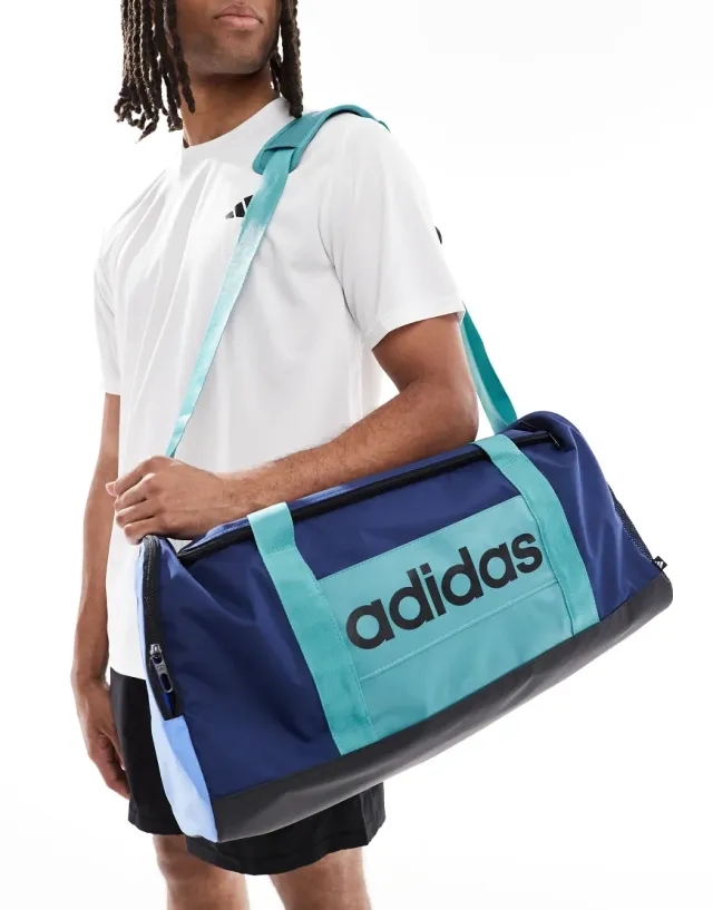 Adidas Linear Medium Colorblock Duffle Bag
