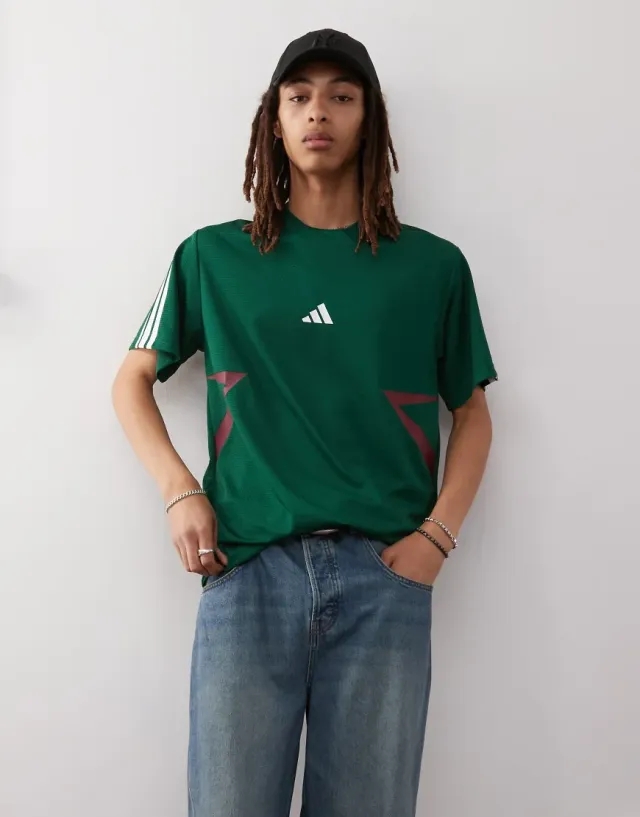 adidas Originals Adidas House Of Tiro Colourblock Short Sleeve T-shirt