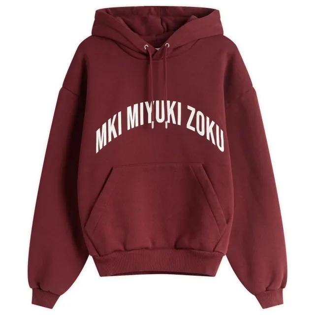 MKI Women's Arch Hoodie Presented by END. Burgundy/White