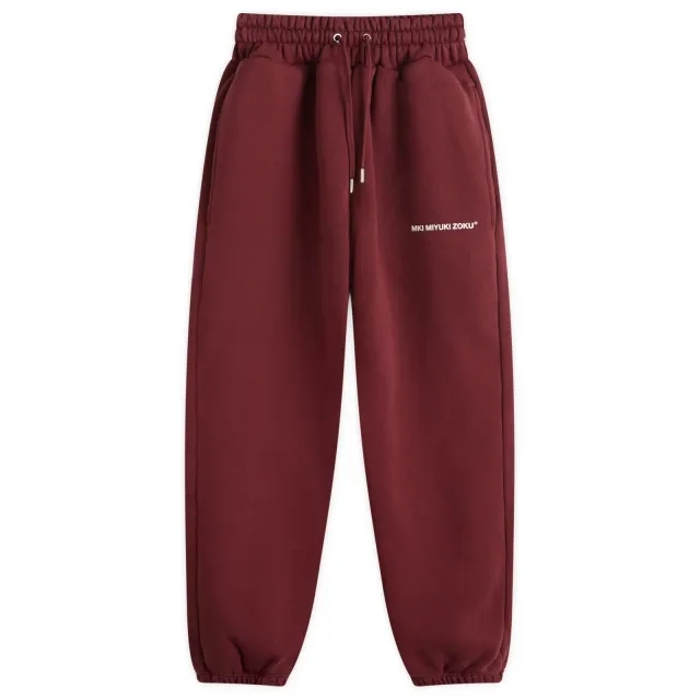 MKI Women's Uniform Joggers Presented by END. Burgundy/White