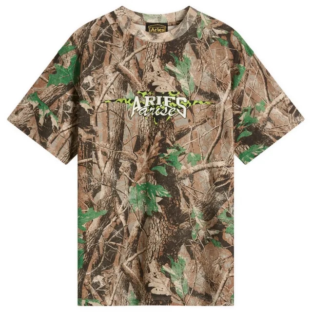 END. x Aries Moto Dodgem T-Shirt Camo