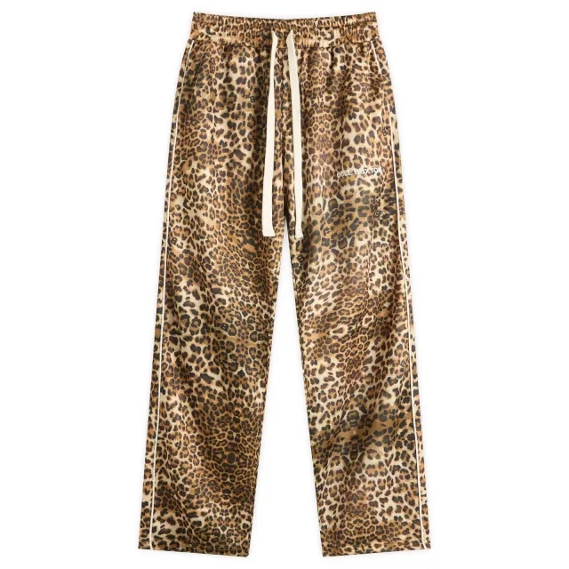 Cole Buxton Men's Leopard Piped Track Pant