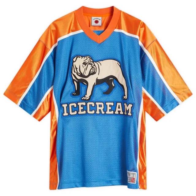 ICECREAM Men's Bulldog Football Top Blue