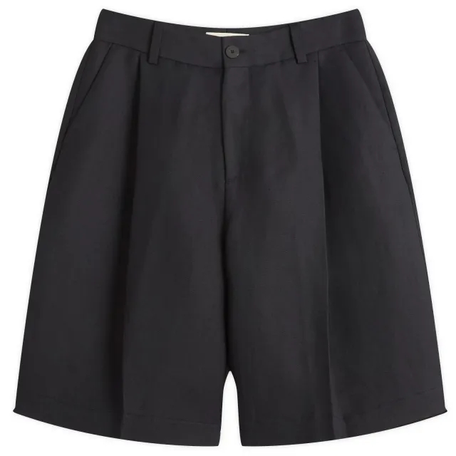 Studio Nicholson Men's Tailored Shorts Darkest Navy