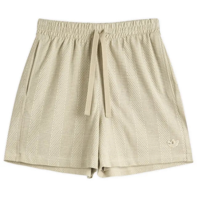 Adidas Men's Summer Knit Shorts Putty Grey/Wonder White