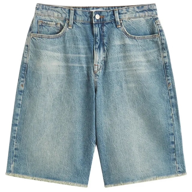Good American Women's Good Standard Ease Bermuda Shorts Indigo