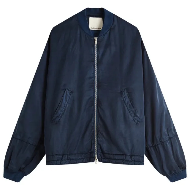 YMC Women's Basement Bomber Jacket Navy