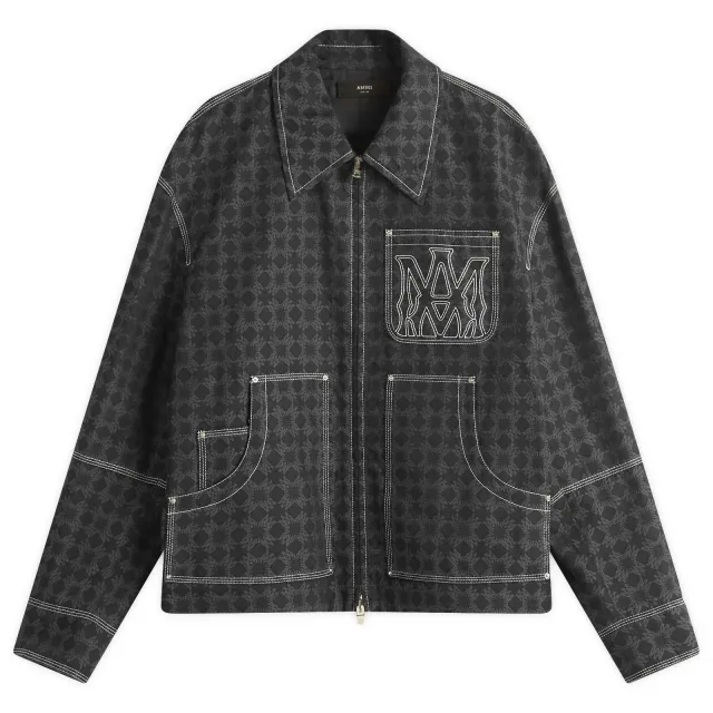 AMIRI Men's MA Quad Work Jacket Black