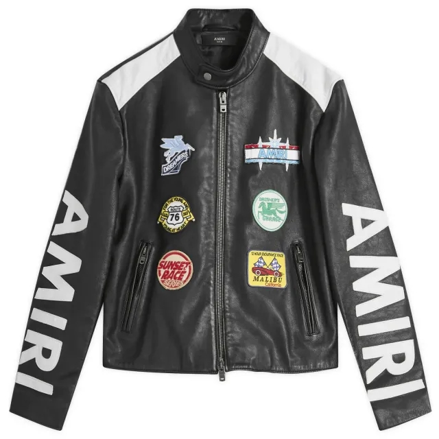 AMIRI Men's AMIRI Men's Patch Racer Jacket Black