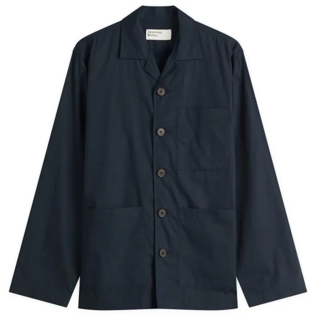 Universal Works Men's Broad Cloth Cancun Jacket Navy