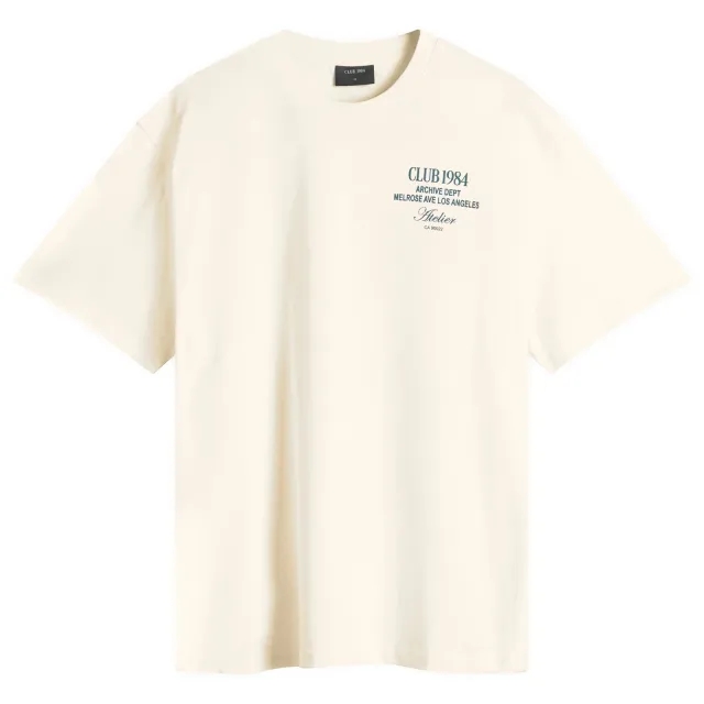 Club 1984 Men's La Dept T-Shirt Off White